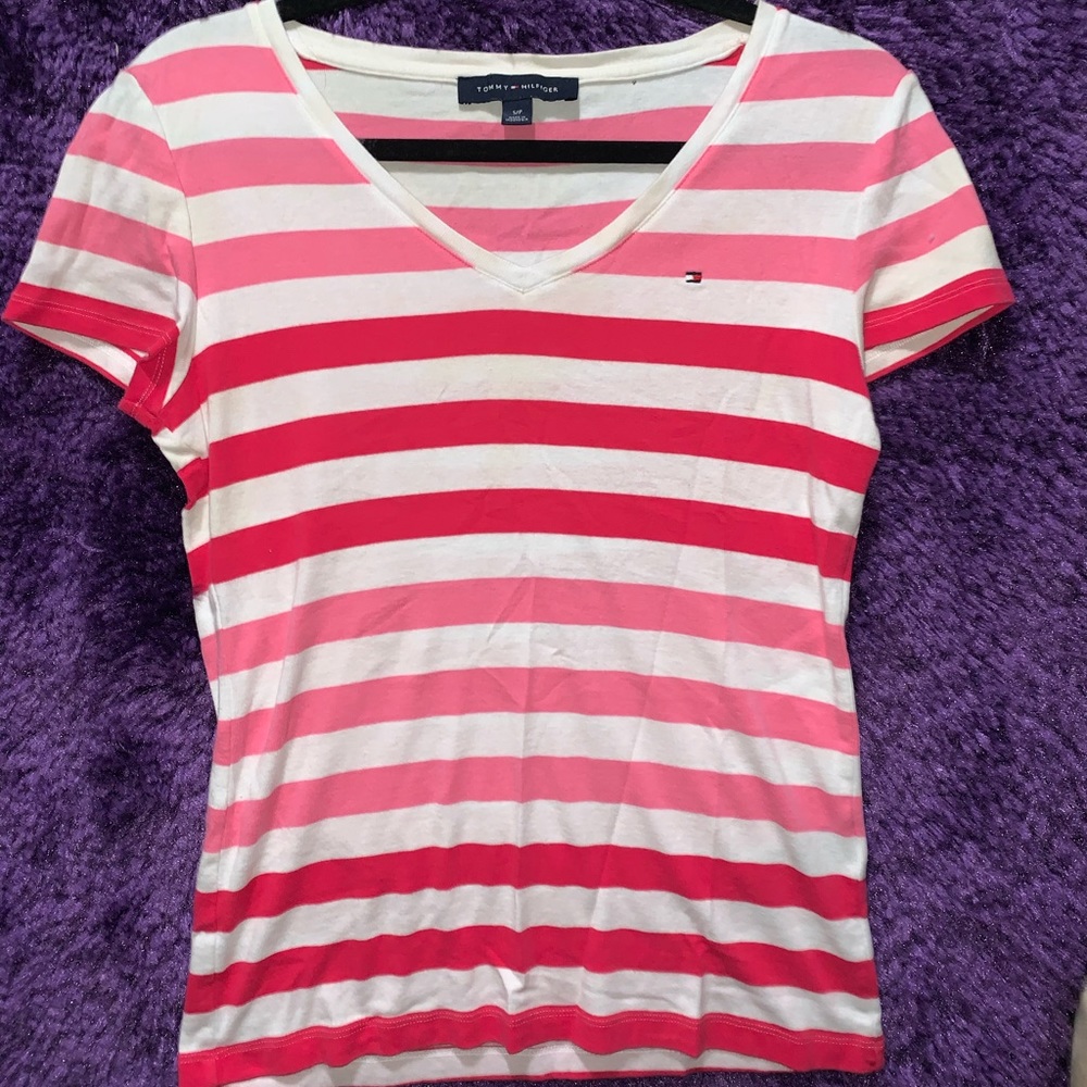 Striped tommy Hill figure shirt